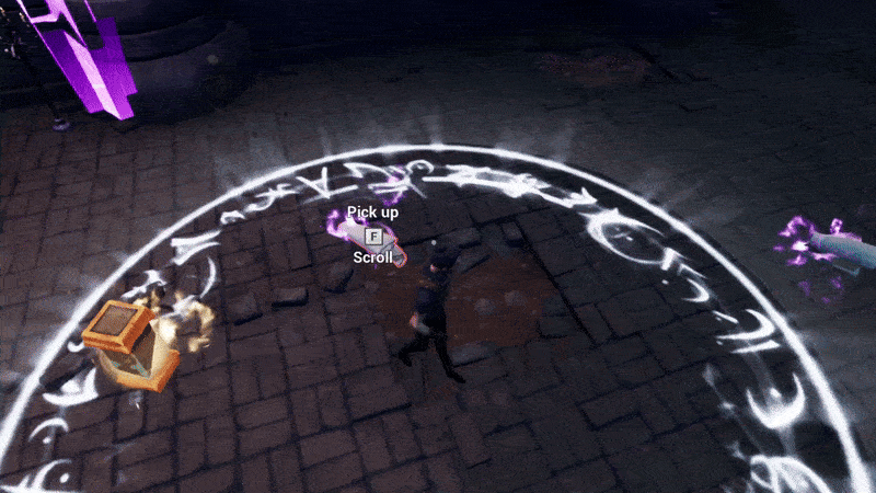 Using a Relic to duplicate artifacts on the floor — animated